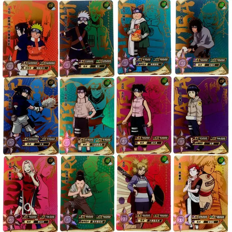 Coleção de personagens de Anime Flash Card, Naruto, Gaara, Hatake, Kakashi,  Série Pr, Conjunto completo, Brinquedo, Presente de Natal, 42 folhas -  AliExpress