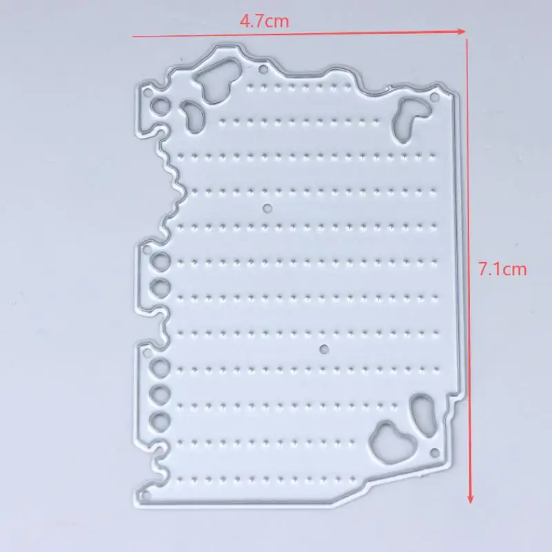 빈티지 미니 바인더 프레임 탄소강 스탬핑 몰드 (스크랩북, 저널링 장식 및 기프트 카드 제작용)