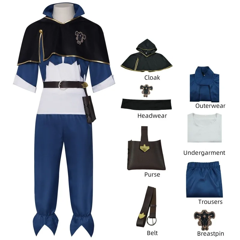 Black Clover Asta Magic Knight Corps Cosplay Costume