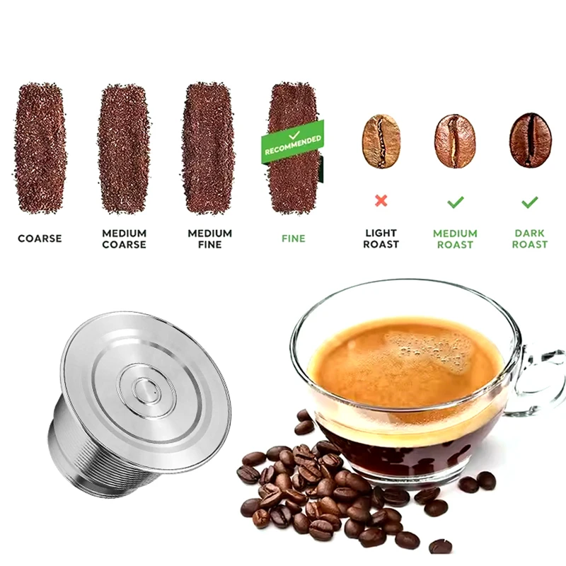 فلتر قهوة قابل لإعادة الاستخدام متوافق مع فلتر الق...