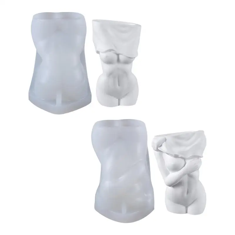Female Body Silicone Mold Women Undress Body Candle Mold Female Body