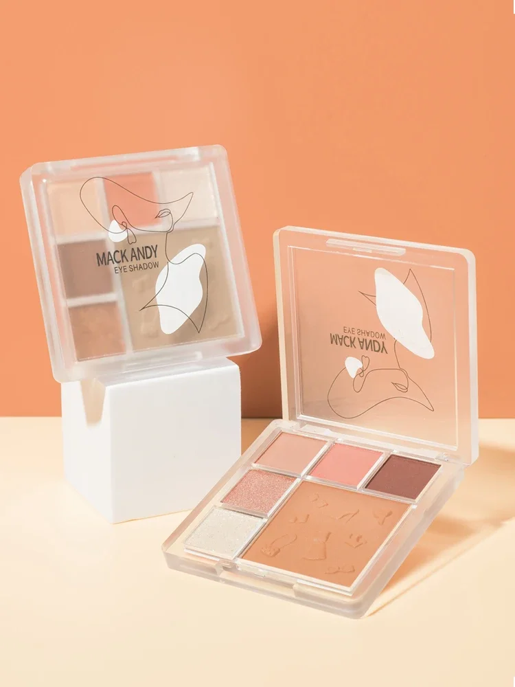 

Eye Shadow Plate Autumn and Winter Milk Tea Earth Color Ins Glitter Powder Fine Powder
