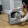 1PCS Pet Backpack Outdoor Large Cat Backpack Transparent Capsule Breathable Carrying Bag Backpack Cat And Dog Supplies 2
