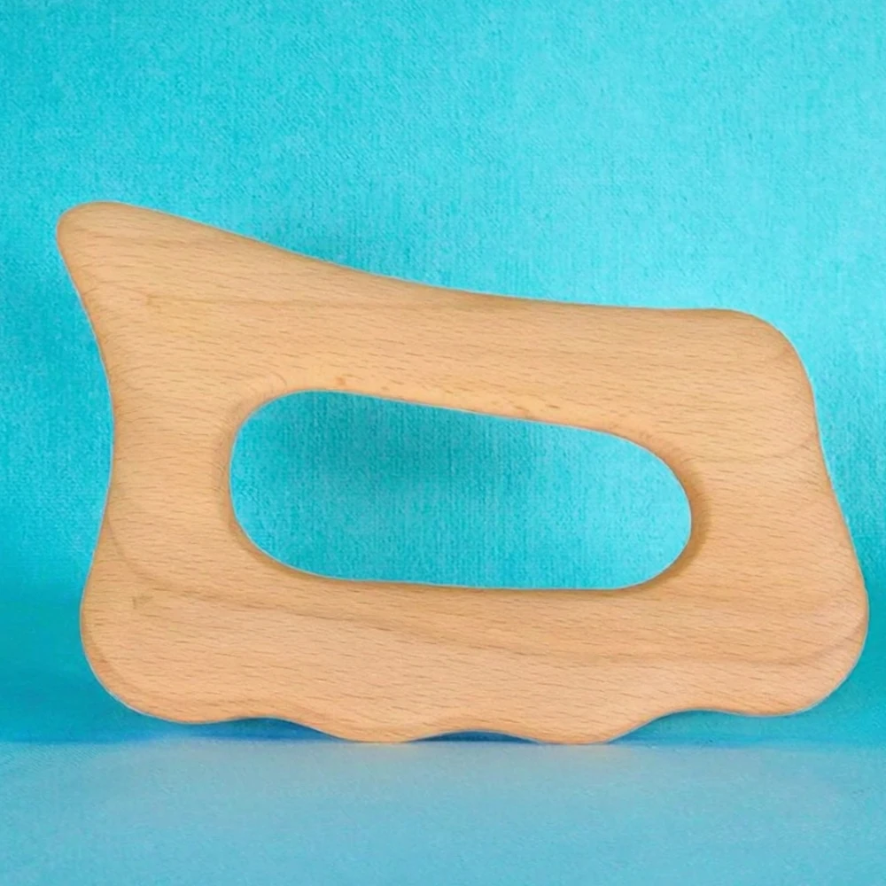 Body Sculptor Lymphatic Drainage Massager Scraping Tools Wood Gua Sha Massage to Help Face & Body Circulation Skin Care Tools