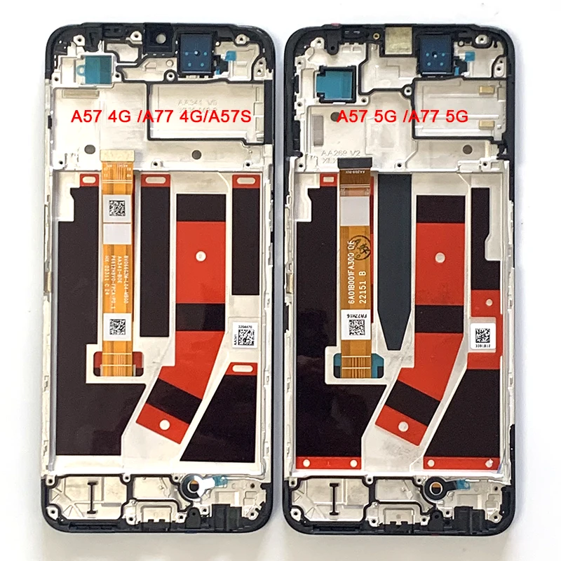 Écran LCD Complet Noir Pour Oppo A77 5G - Neuf - Pièce D'origine