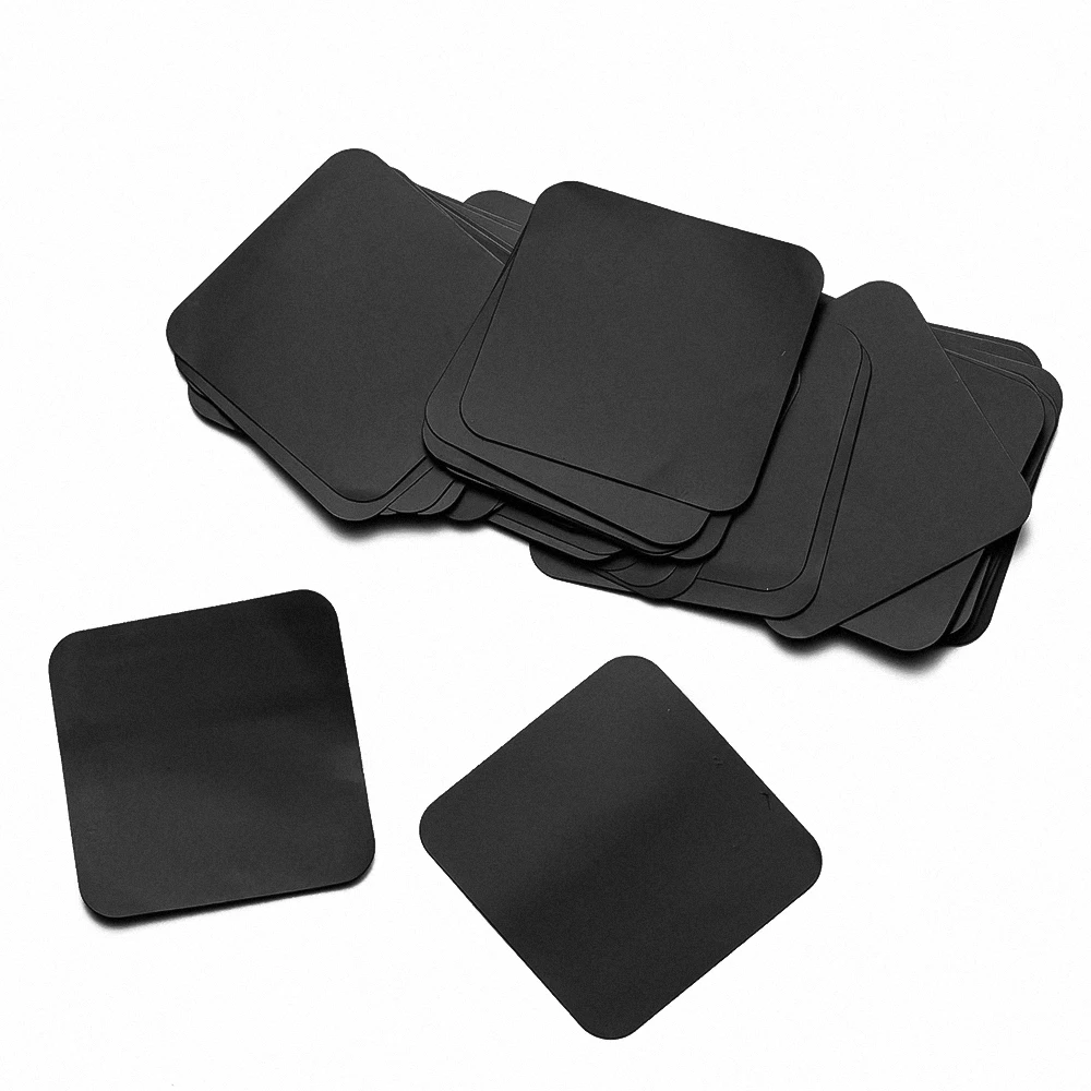 20 stücke 26x26mm schwarz Anti-Anlauf-Streifen Tab nicht abrasive Schutz für Gold und Silber Kupfer Armband Halskette Schmuck Lagerung – Detail 5