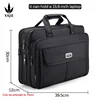 Business men's briefcase canvas waterproof large capacity 15.6 inch laptop bag work bag business bag official  office bag 2