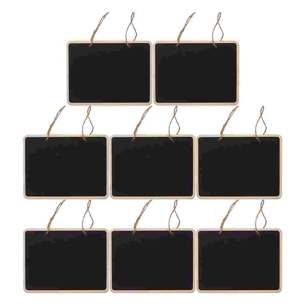 

4/8/12PCS Mini Chalkboards Hanging Blackboard Double Sided Chalkboard Wedding Party Table Number Place Tag Message Board