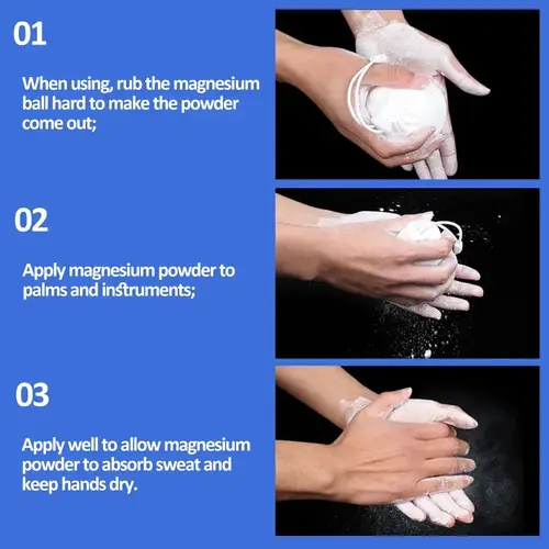 Sport Chalk Magnesium Ball For Rope Fitness Suspension Trainer Fat Grip Weight Lifting Climbing Gym Sports - Image 6