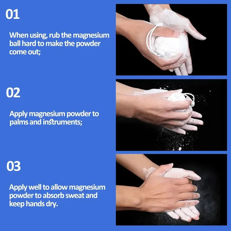 Sport Chalk Magnesium Ball For Rope Fitness Suspension Trainer Fat Grip Weight Lifting Climbing Gym Sports - Image 6