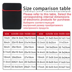 Universal Neoprene Laptop and Tablet Protective Sleeve - 15inch 37.5x26.2cm (Black)