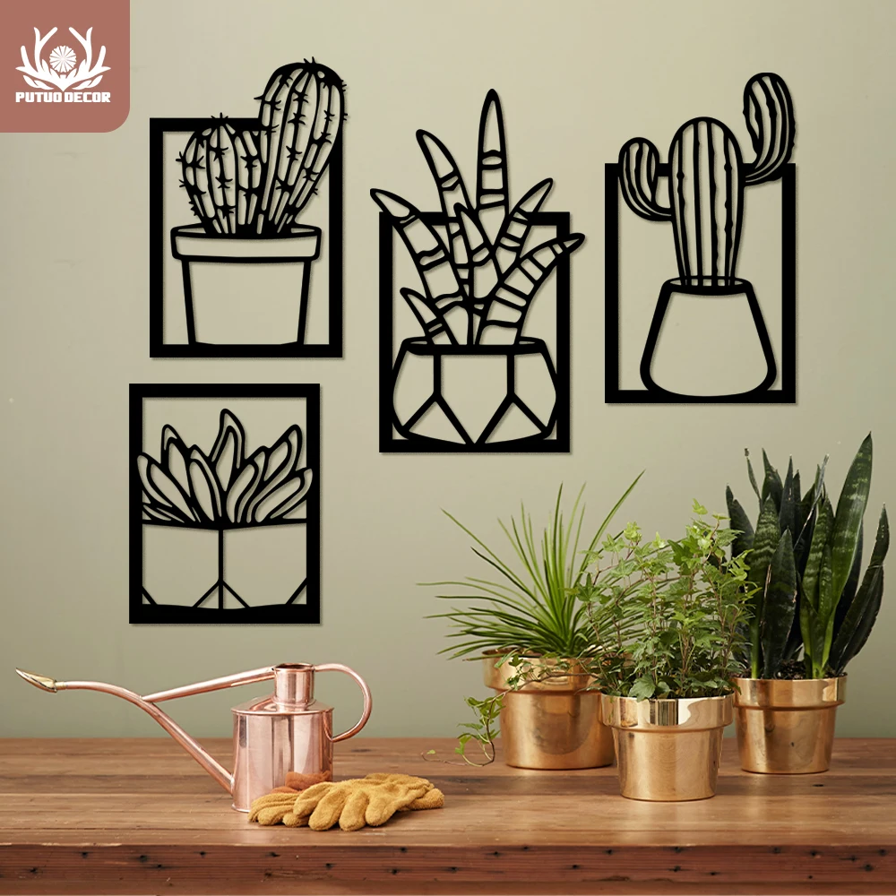 Cactus efecto cuero de madera, decoración occidental, decoración del  desierto, decoración de cactus, decoración de vivero, decoración boho,  decoración de madera, decoración del hogar -  México