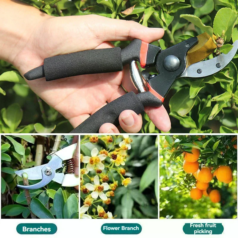 SK5 Gardening Pruning Shears – High Carbon Steel Cutter For Branches And Plants
