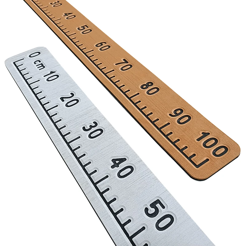Règle de mesure adhésive EVA 100cm pour bateau de pêche et kayak, sticker autocollant pour mesurer vos poissons