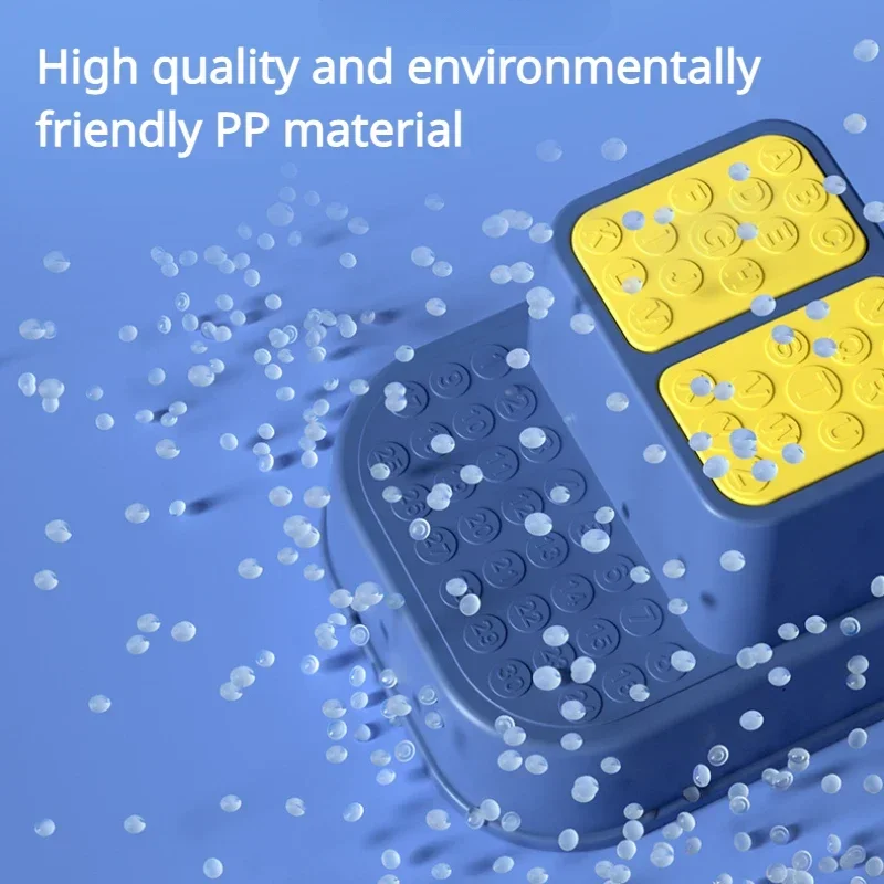 Children's footstool, hand washing steps, face washing foot stool, non-slip standing stool, non-slip firm, pp material