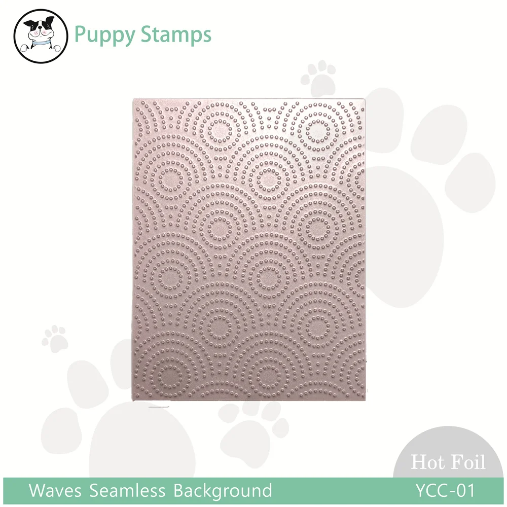 

PUPPY STAMP Background Arrivals Hot Foil Scrapbooking Embossed Make Paper Greeting Card Album Diy Craft Template Decoration