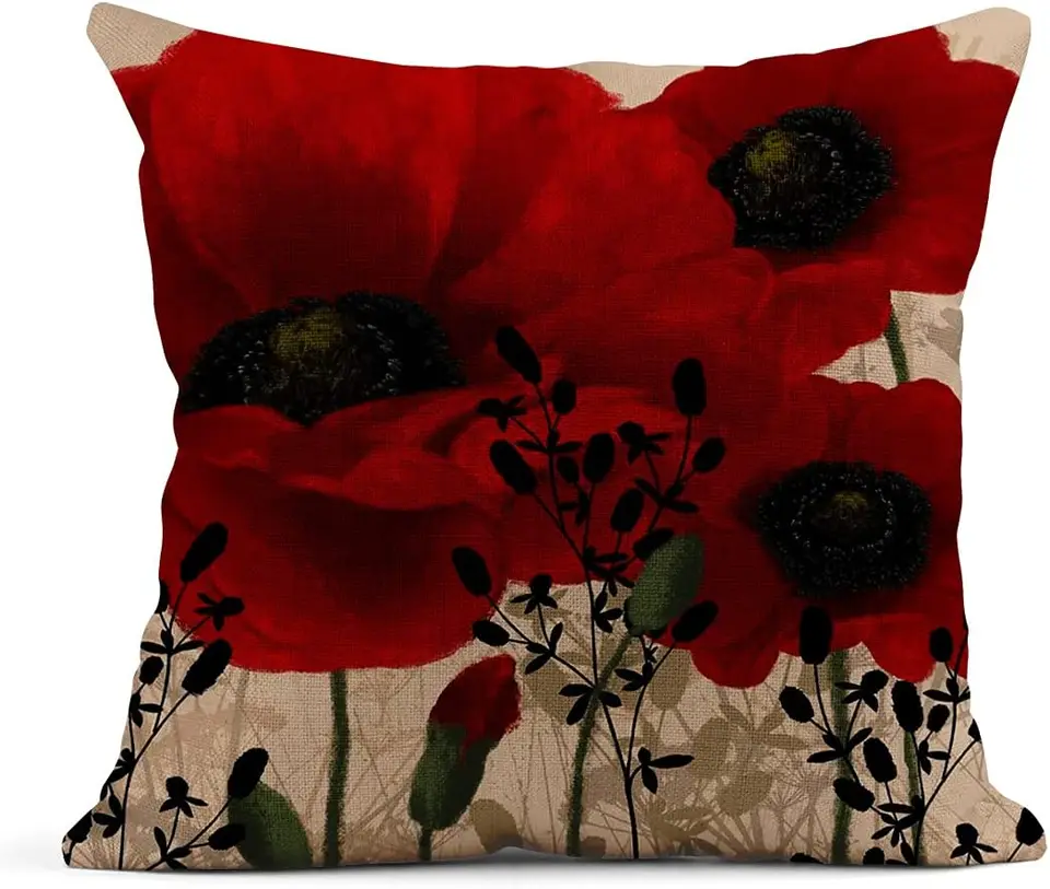 Federe Per Cuscino Quadrate 50x50 Cm - Set Da 2 Con Motivo Persiano, Morbide E Traspiranti, Doppio Lato Con Cerniera Nascosta, Per Divano E Camera