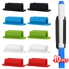 Portable Soft Silicone Pen Holder Clips Laptop Desk Notebooks Self-Adhesive Writing Buckles Anti Lost Pencil Storage Clamps 1