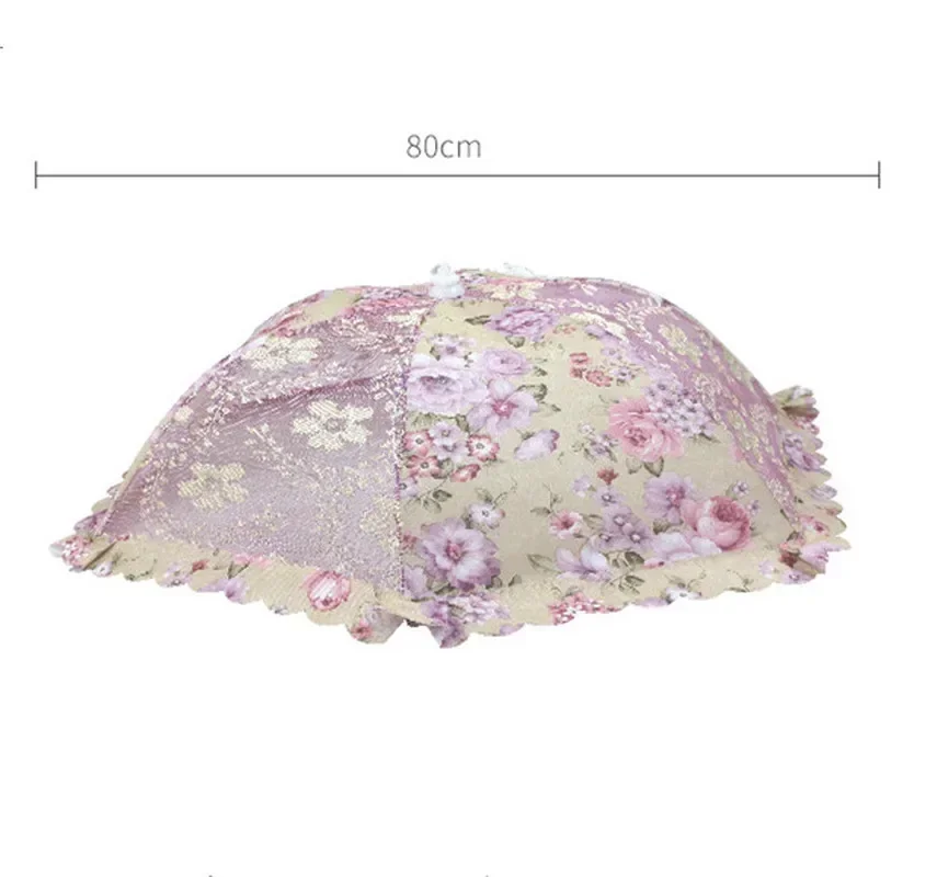 1PC Portable Umbrella Style Food Cover Anti Mosquito Meal Cover Lace Table Home Using Food Kitchen Gadgets Cooking Tools Food Cover