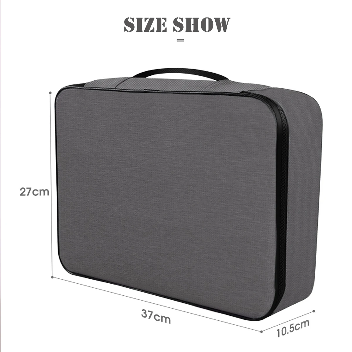 Document Storage Bag Multi-layer Large Capacity File bag Password Briefcase Organize Pouch Accessories Supplies - 5