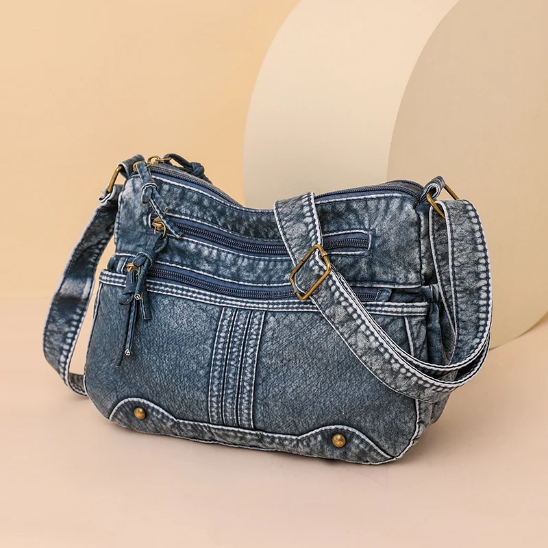 

High Quality Ladies Tote Bag Soft Leather Women's Shoulder Crossbody Bag 2023 New Simple Multi Compartment Women's Bag Handbags