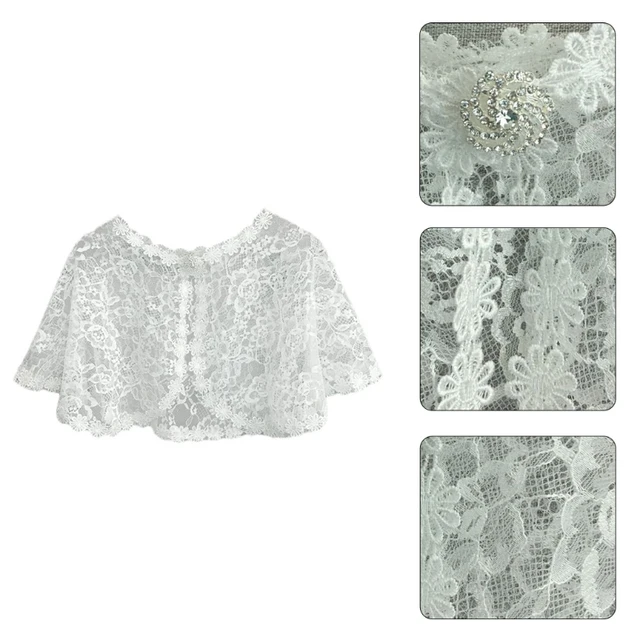 프리미엄 품질의 여자 볼레로 Capelets 웨딩 레이스에 대한 케이프 Shrug 카디 건 목도리 정장 파티 드레스