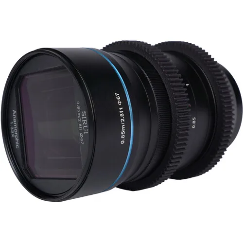 SIRUI 아나모픽 렌즈 시네마 렌즈, 라이카 L M4/3 M43  E 캐논 R RF EOSM EF-M MFT/APS-C 카메라용, 35mm F1.8 1.33x