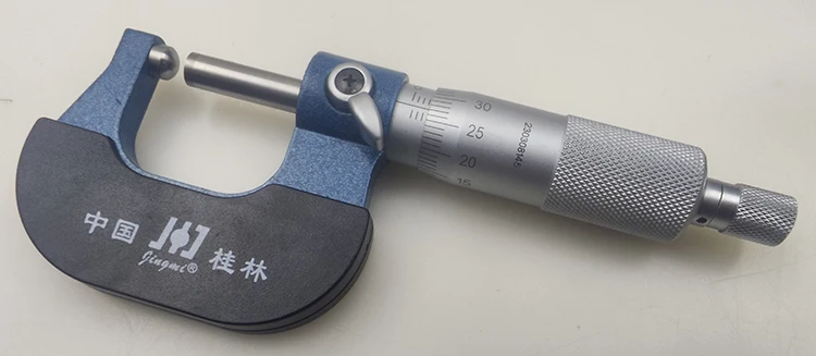 볼 팁 외부 마이크로미터 두께 곡선 표면 단일 이중 원통형 구형 SR 아크형 포인트 접촉 범프 파이프