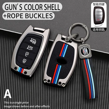 Custodia/cover per chiave telecomando per  Hyundai Tucson Santa Fe Rena Sonata Elantra Creta Ix35 Ix45 I10 I30 I40 portachiavi