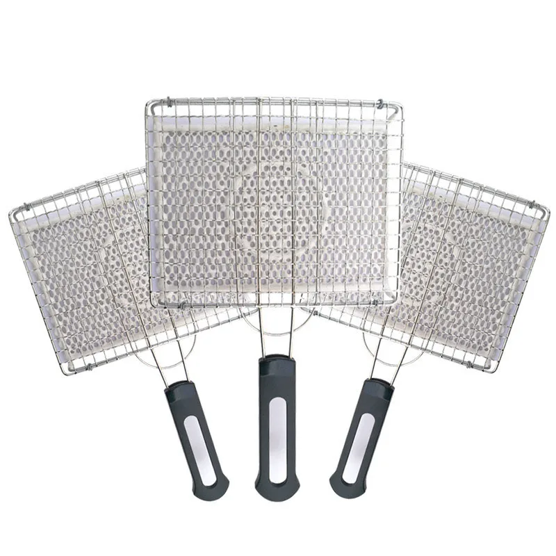 No handle Japanese barbecue far-infrared radiation Ceramic BBQ net sandwich rice cake grilled fish direct fire grill mesh
