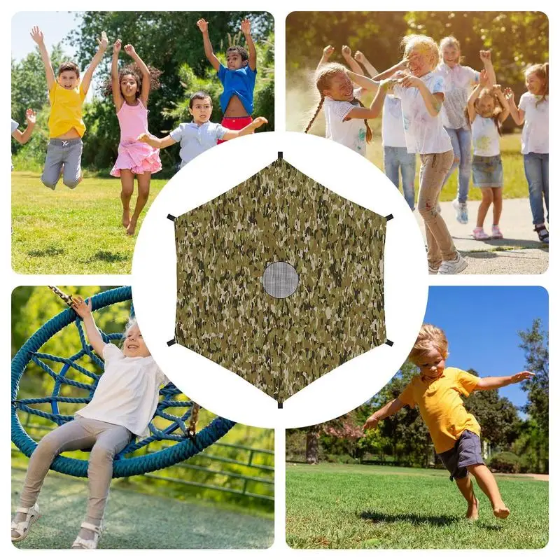 Housse D'Ombrage Pour Trampoline - Protection Solaire Étanchée Pare-Soleil