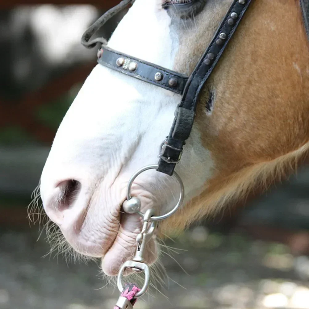 1pc Horse Bit for Sensitive Mouth Corners Stainless Steel Material Durable Rust Comfortable Safe for Horses equipment 3
