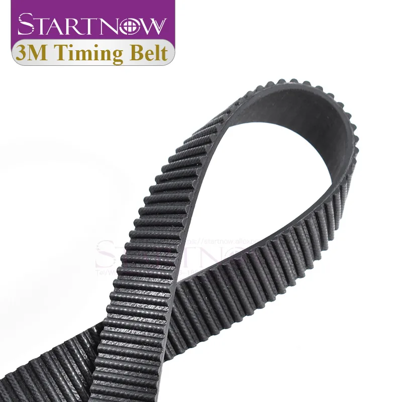 Startnow 고품질 개방형 변속기 동기 벨트, CO2 레이저 조각 기계 타이밍 벨트용, HTD 3M PU 25 30 35 mm