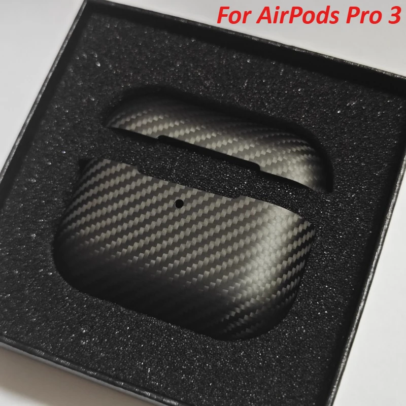 Für AirPods Pro 3 Fall Carbon Faser Kopfhörer Fall Carbon Faser Fall Kopfhörer Drahtlose Bluetooth Für AirPods Pro 3 Abdeckung