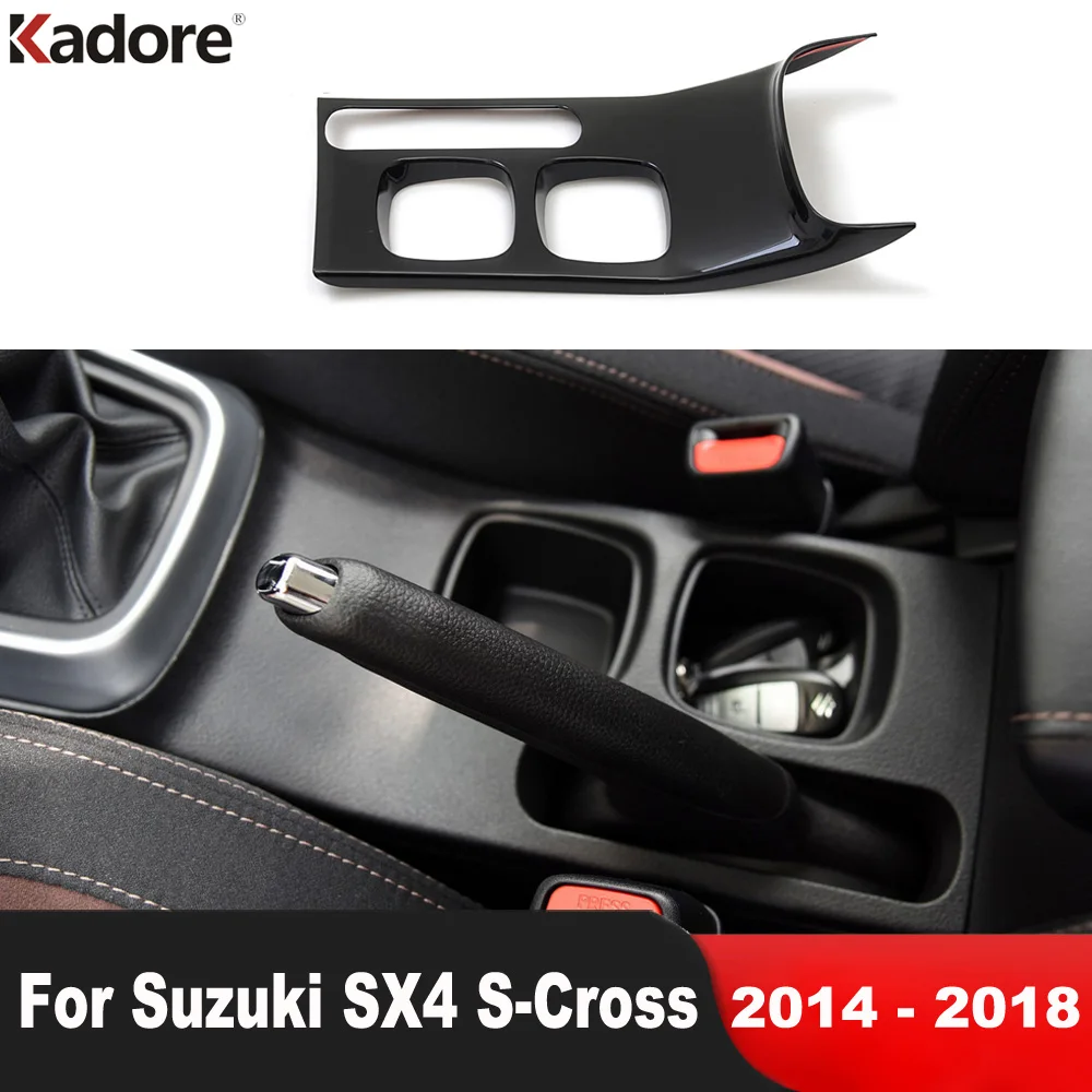 

For Suzuki SX4 S-Cross Crossover 2014-2018 Car Water Cup Holder Frame Trim Cover Gear Shift Part Accessories Car Styling LHD