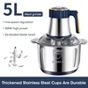 Electric Meat Grinder 304 Stainless Steel Food Processor Multifunctional Meat Vegetable Fruit Garlic Chopper Kitchen Appliances 2