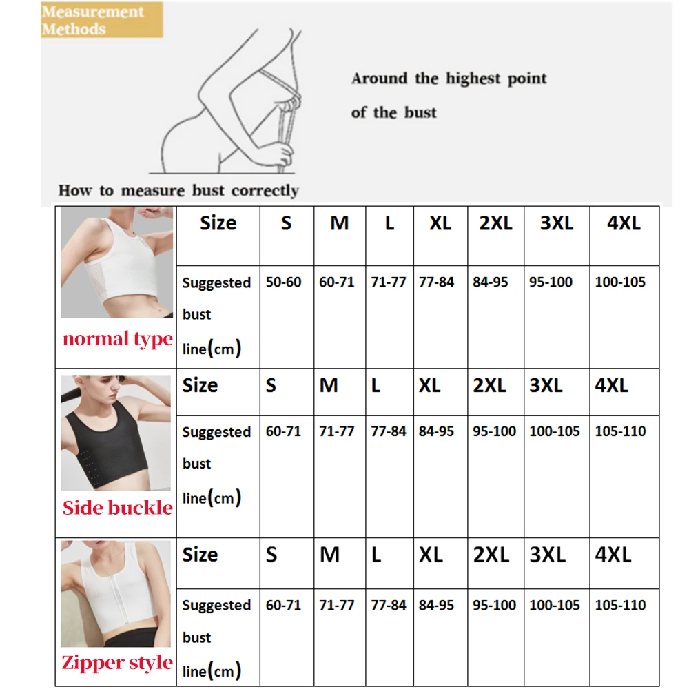 Breast Binder Body Shaper Crop Top for Lesbian Sportswear Trans Tomboy