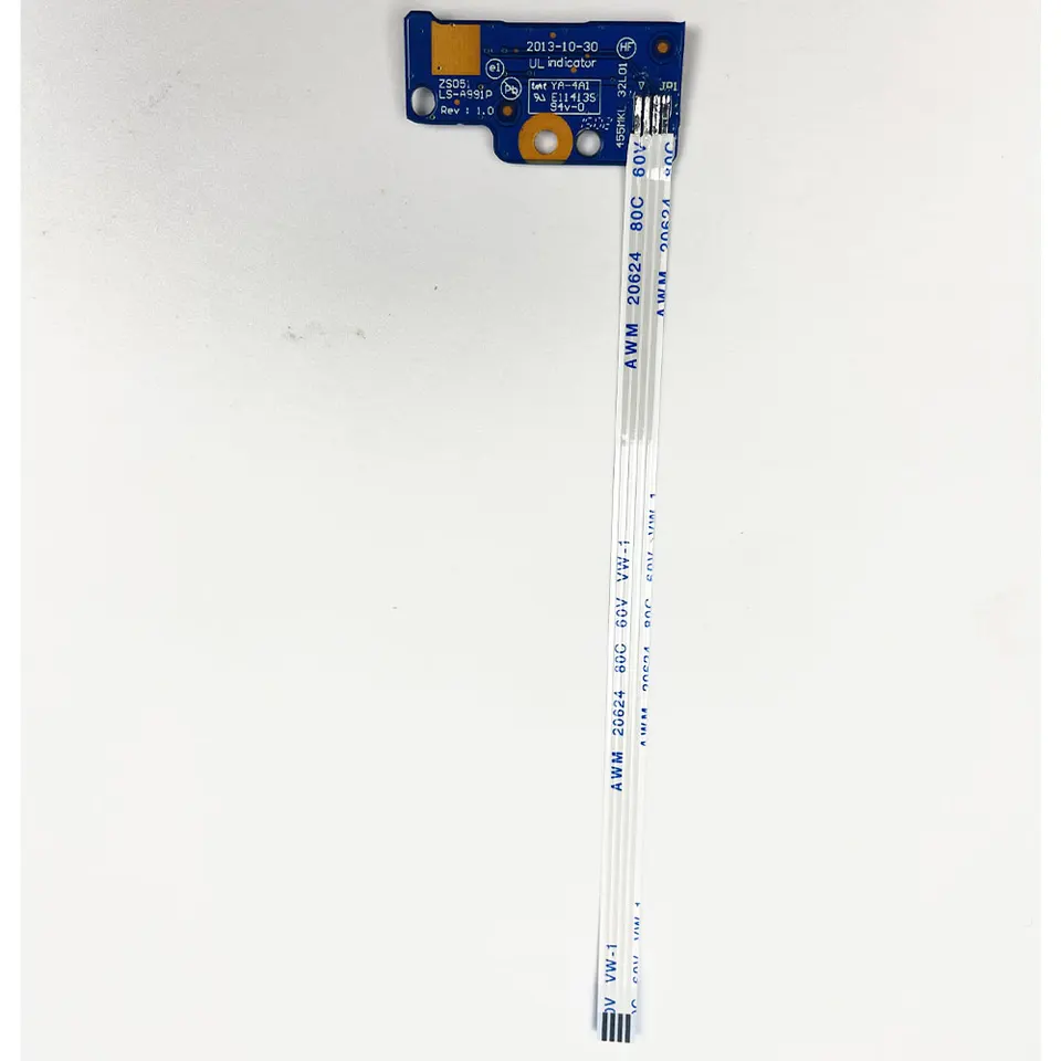 GinTai Laptop Power Switch Button Board With Cable Replacement For HP Pavilion 15