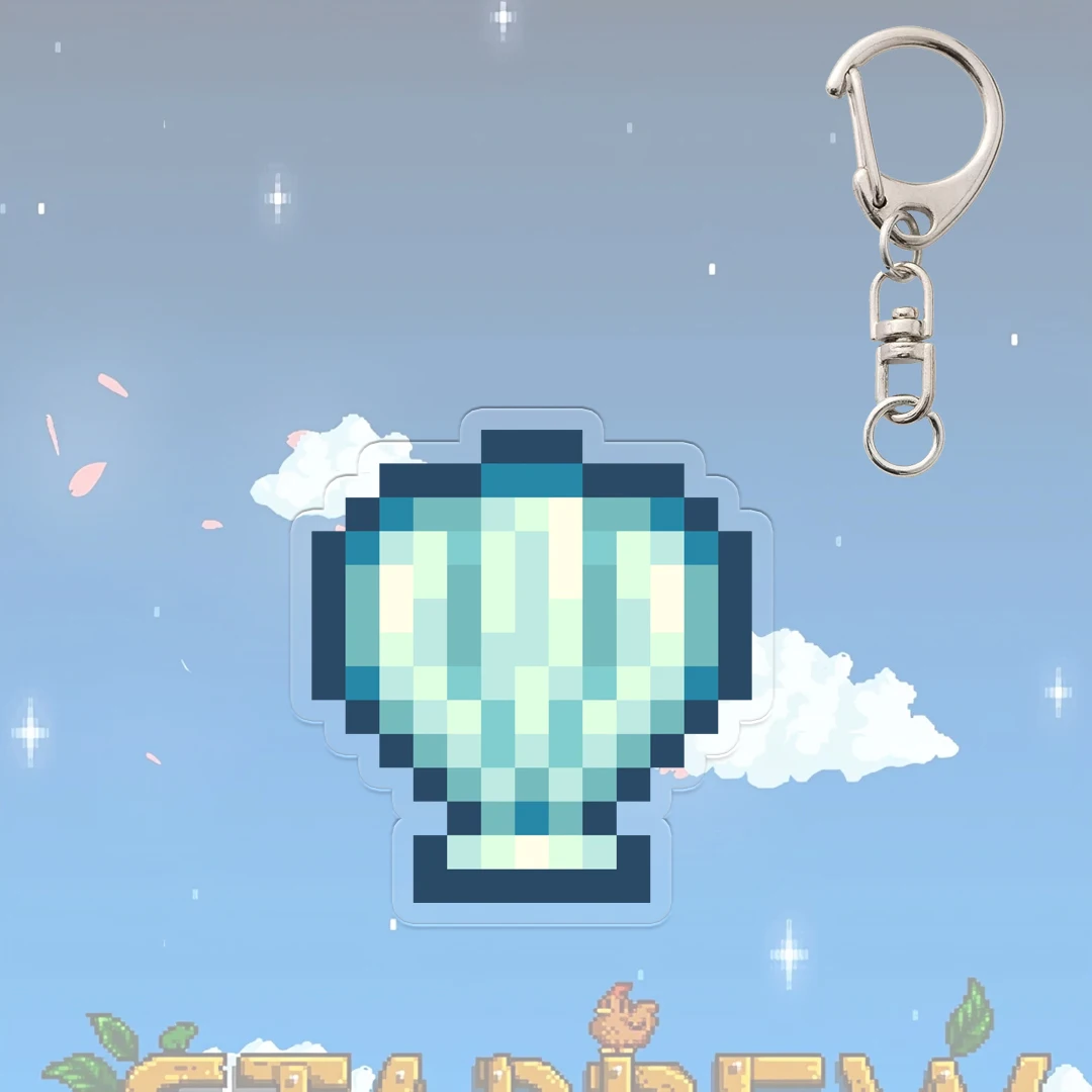 Purple Pants Keychain - Creative Stardew Valley-Inspired Decor & Accessory Pendant