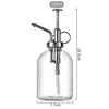 220-360ml Transparent Glass Watering Can Gardening Household Water Sprinkler Watering Can Watering Spray Can Home Decor 6
