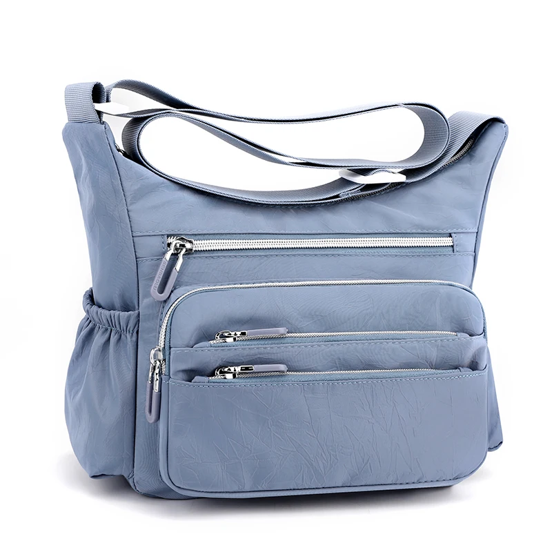 

Multi-pocket Women's Shoulder bag Waterproof Cloth Female Crossbody bag Travel Handbag Messenger Bag bolsa