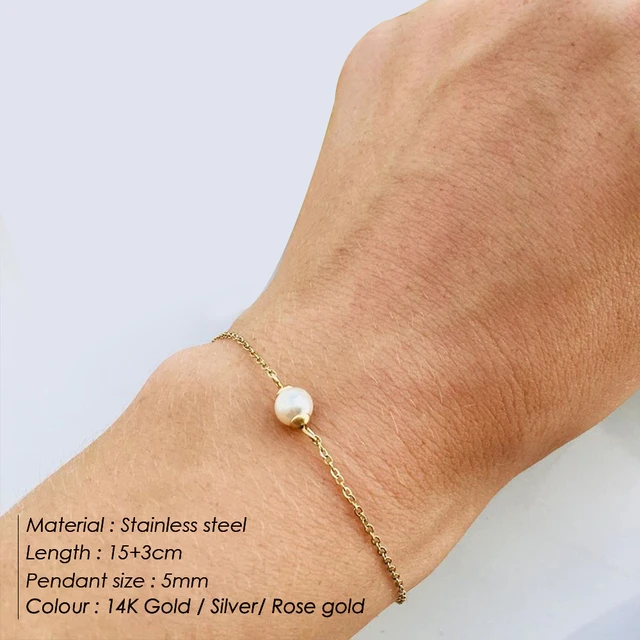 Gold Charm Bracelet in 14k – Vivien Frank Designs