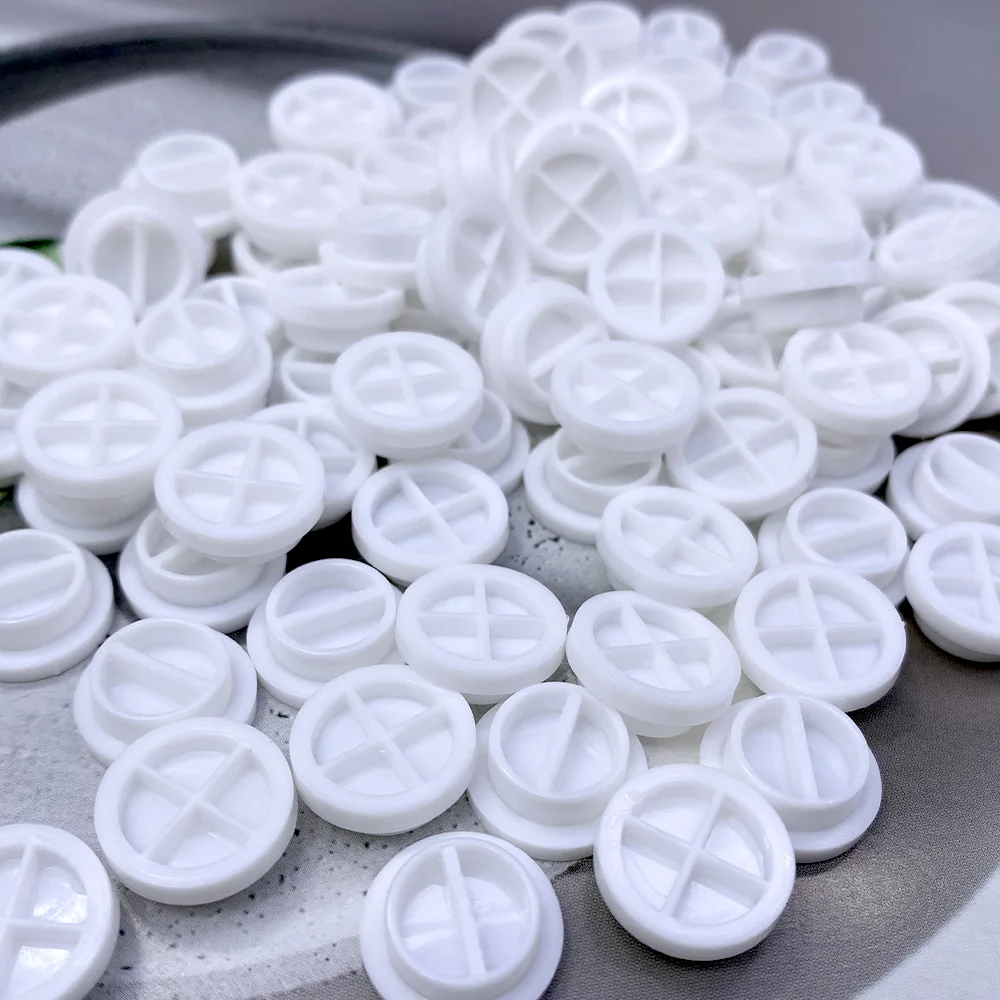 100개 플럼 모양 글루컵 속눈썹 연장 팬 플라워링 딜레이 컵 글루 피그먼트 컨테이너 글루 홀더 (속눈썹 이)