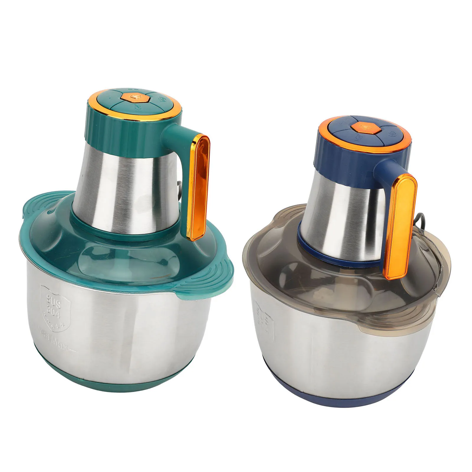 Food Processor 5L Stainless Steel 500W Detachable Multifunctional Labor Saving Electric Food Chopper for Meat Vegetable 4