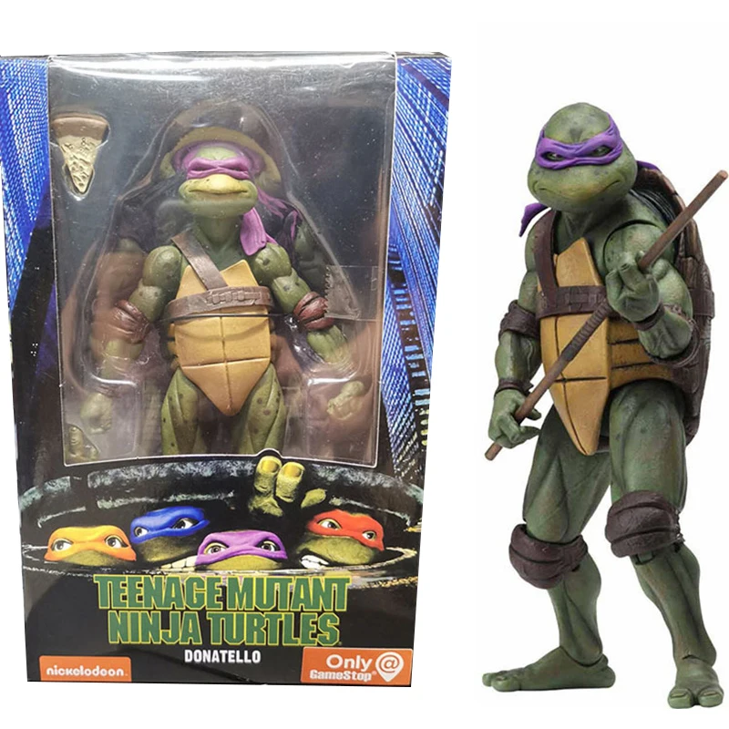 Bandai-Modelo genuíno de boneca móvel, coleção Donatello da tartaruga  ninja, personagens de anime, ornamentos decorativos, brinquedos infantis -  AliExpress