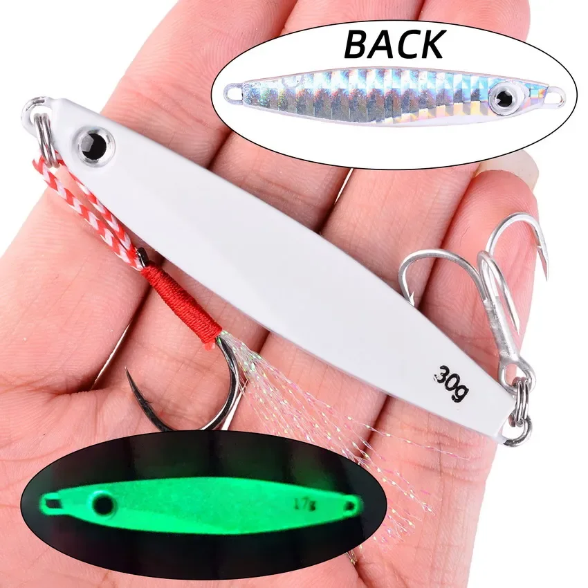 Goture 12pcs Fishing Jig Mini Spoon Bait Jigging Winter Ice Fishing Lure  3.2g-4g