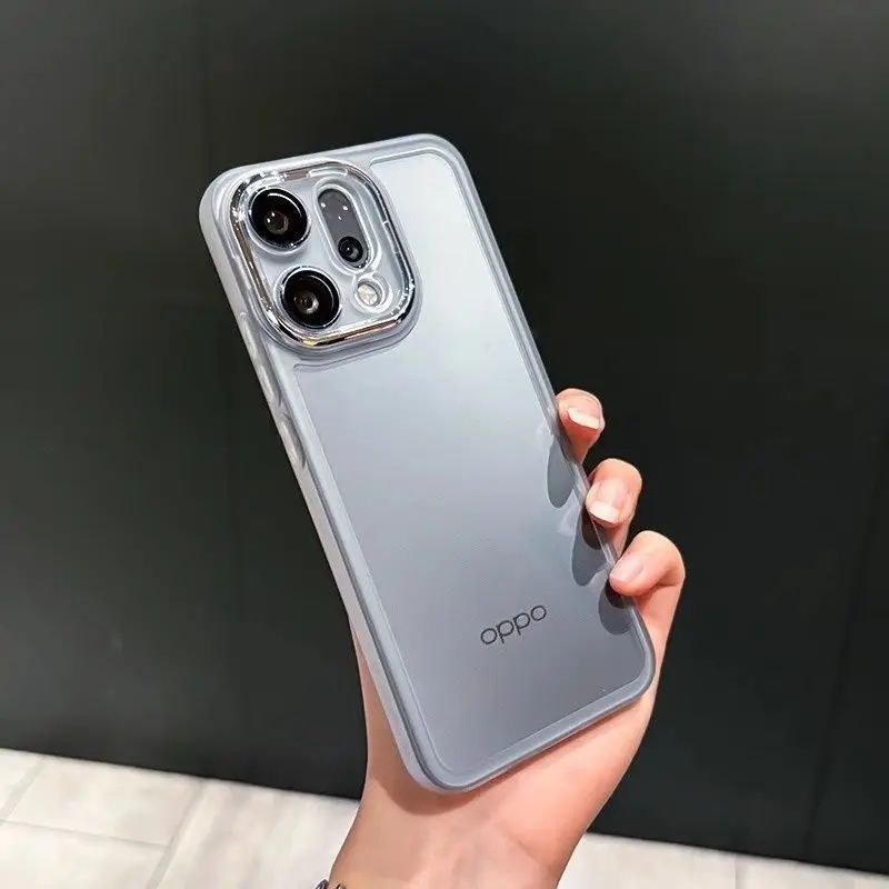 Simple Transparent Silicone Case with Lens Film Cover - Ultra Shockproof Protection