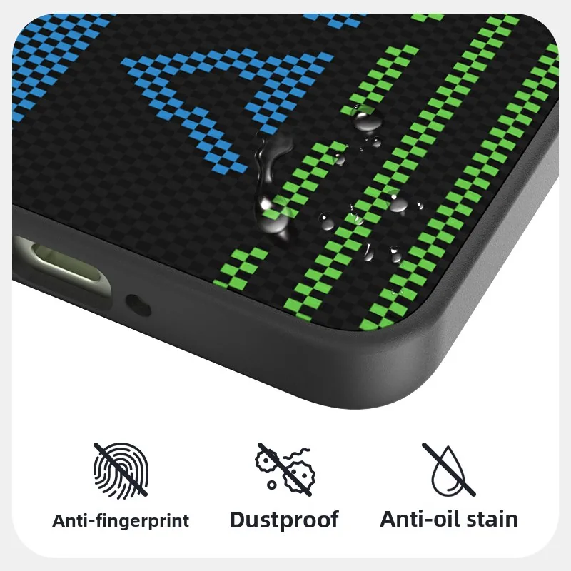 Enhanced Product Title:  
Premium Magnetic Lens Protective Case with Wireless Charging Compatibility - Anti-Fall Design, Large Hole PC Cover