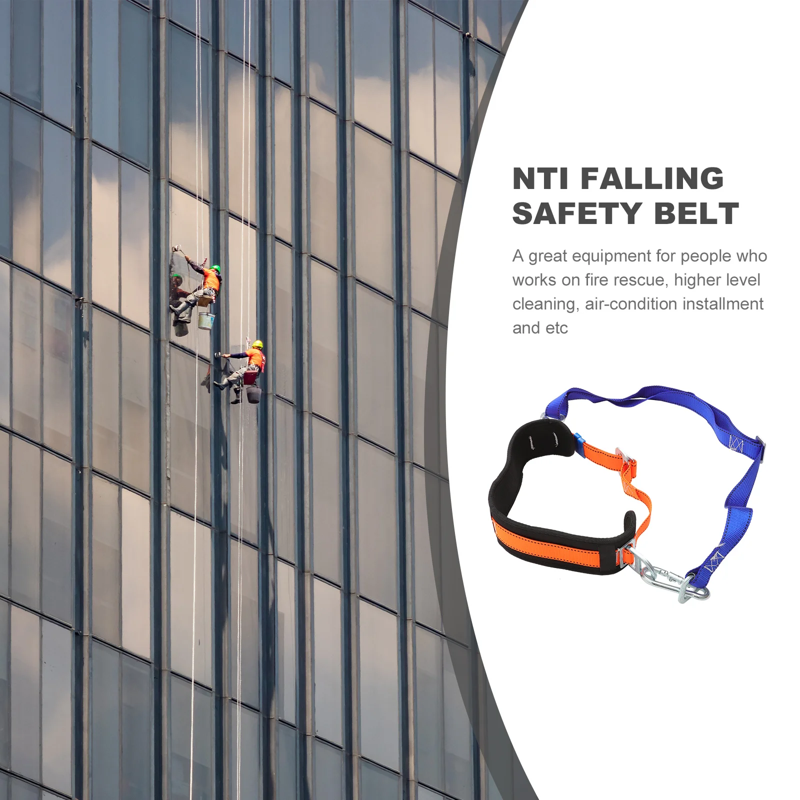 Safety Belt Durable Portable Practical Anti Falling Safety Belt Electrician For Outdoor Electrician safety harnesses anti fall safety rope set