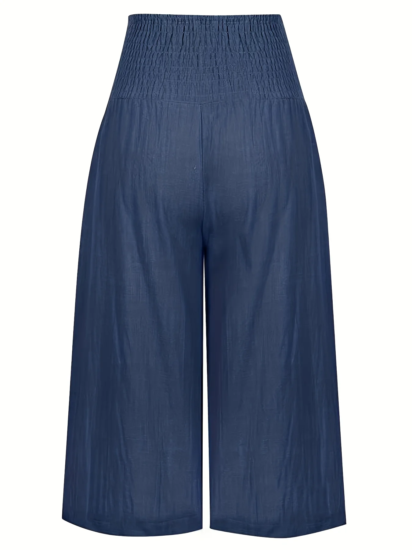 Look completo con pantalones de pierna ancha